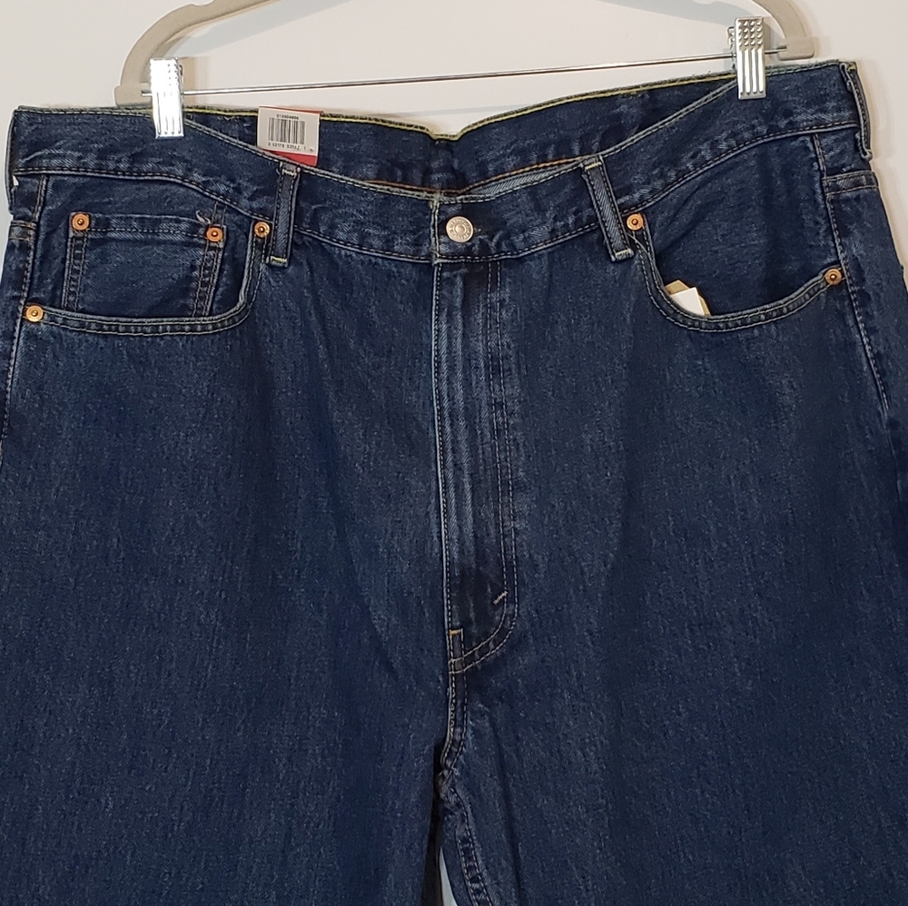 Levi's Jeans Men's Size 44X29 550 Relaxed Fit Dark Wash Brand New With Tags - Picture 10 of 16